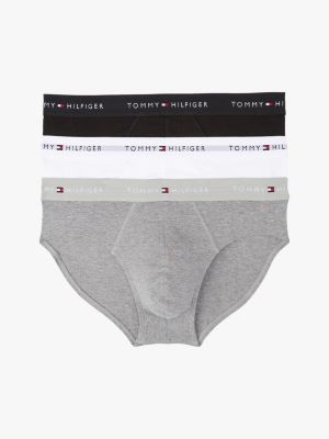 multi 3er-pack signature slips mit logo-taillenbund für herren - tommy hilfiger