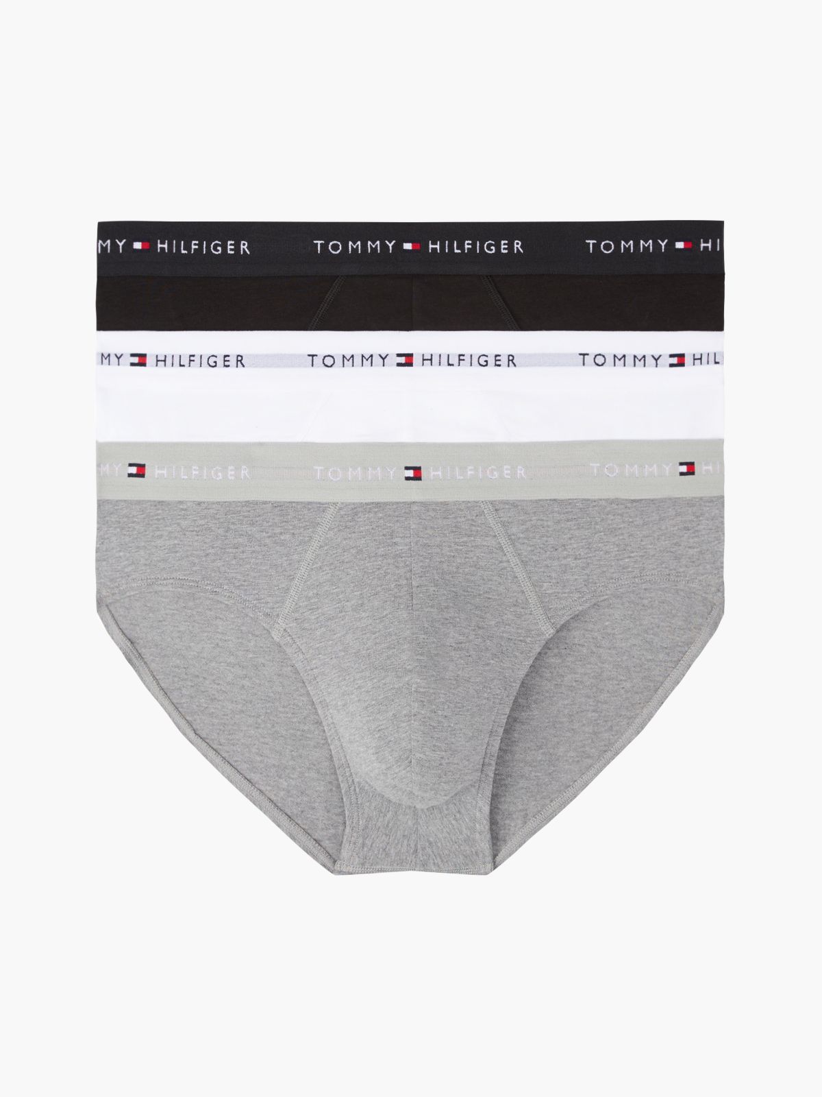 3-Pack Signature Logo Waistband Briefs — Multi