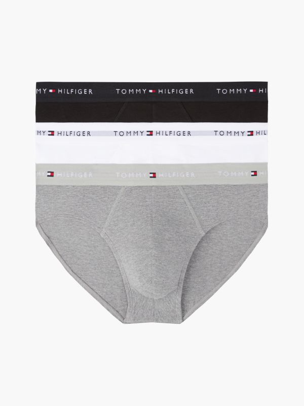 3-Pack Signature Logo Waistband Briefs — Multi