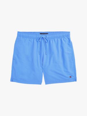 blau essential mittellange badeshorts für herren - tommy hilfiger