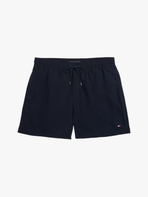 blau essential mittellange badeshorts für herren - tommy hilfiger