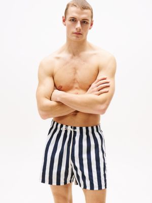 multi print mid length swim trunks for men tommy hilfiger