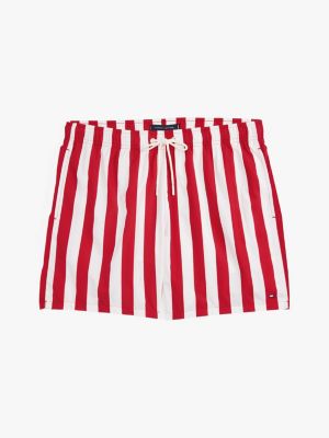 multi mittellange badeshorts mit print für herren - tommy hilfiger