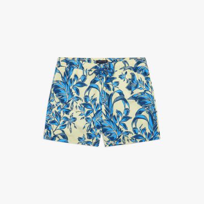 Product colour: vintage tropical floral yellow