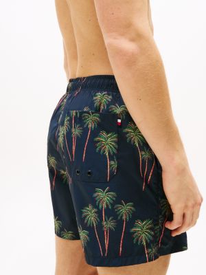 multi print mid length swim trunks for men tommy hilfiger