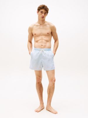 multi mittellange badeshorts mit print für herren - tommy hilfiger