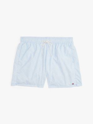 multi print mid length swim trunks for men tommy hilfiger