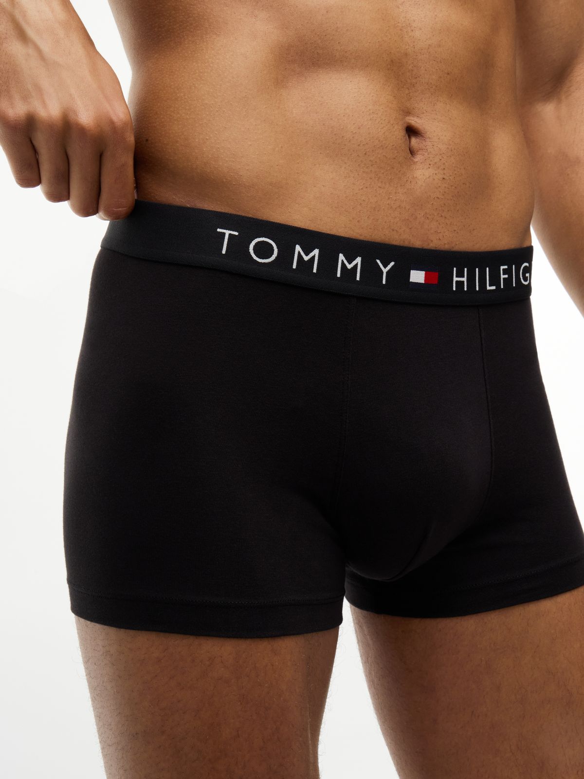 5-Pack TH Original Logo Waistband Trunks — Grey
