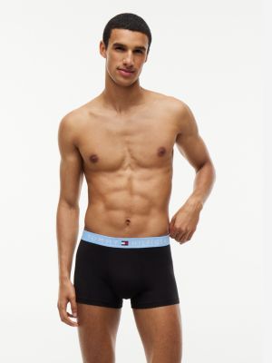 grey 5-pack th original logo waistband trunks for men tommy hilfiger