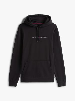 schwarz original lounge-hoodie für herren - tommy hilfiger