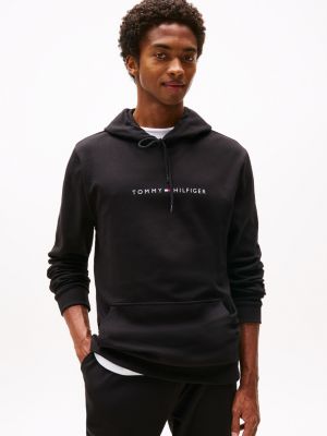 schwarz original lounge-hoodie für herren - tommy hilfiger