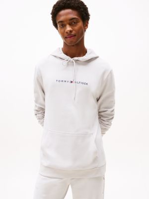 sudadera con capucha th original white de hombres tommy hilfiger