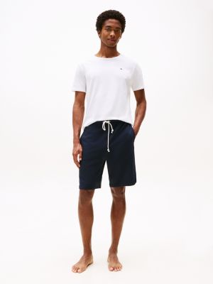 blue lounge-shorts für herren - tommy hilfiger