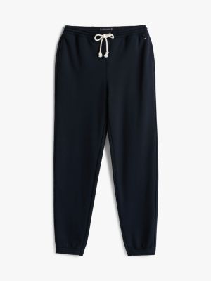 blue cuffed lounge joggers for men tommy hilfiger