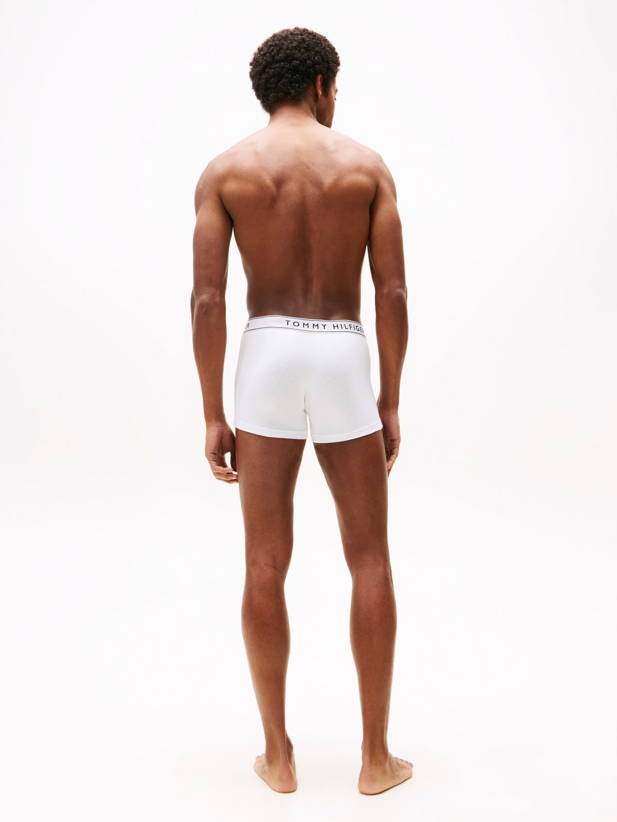 3-Pack Essential Repeat Logo Waistband Trunks — Multi