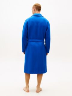 TH Original Waffle Knit Bathrobe — Blue 4