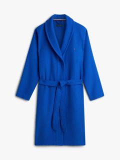 TH Original Waffle Knit Bathrobe — Blue 5