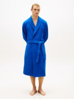 TH Original Waffle Knit Bathrobe — Blue 1