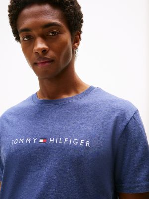 blue th original lounge t-shirt for men tommy hilfiger