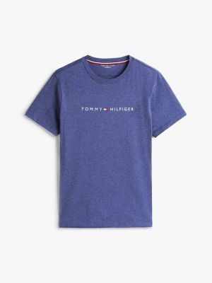 blue th original lounge t-shirt for men tommy hilfiger