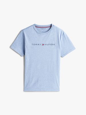 niebieski t-shirt domowy th original dla mężczyźni - tommy hilfiger