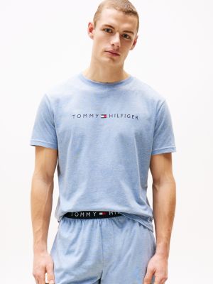 blue t-shirt domowy th original dla mężczyźni - tommy hilfiger