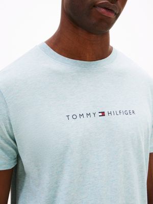 grün original lounge-t-shirt für herren - tommy hilfiger