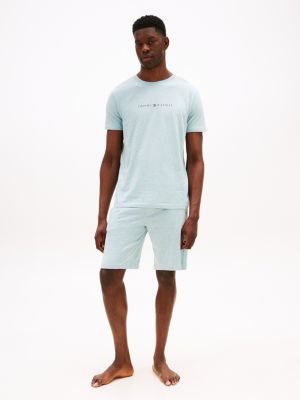 grün original lounge-t-shirt für herren - tommy hilfiger