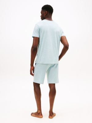 grün original lounge-t-shirt für herren - tommy hilfiger