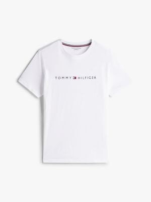 weiß original lounge-t-shirt für herren - tommy hilfiger