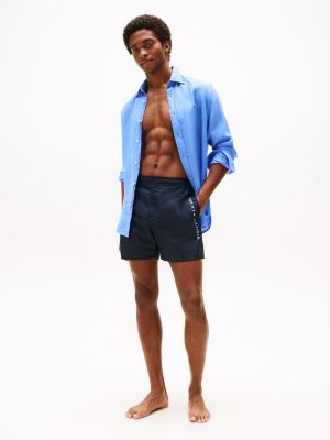 blue original chino swim shorts for men tommy hilfiger