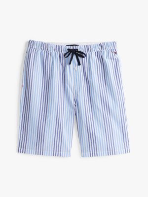 short de pyjama original tissé à motif plusieurs couleurs pour hommes tommy hilfiger