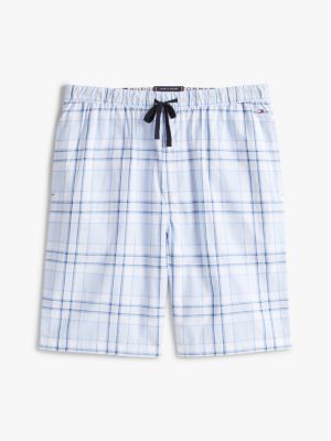 short de pyjama original tissé à motif plusieurs couleurs pour hommes tommy hilfiger