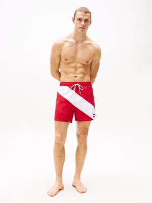 short de bain mi-long plusieurs couleurs pour hommes tommy hilfiger