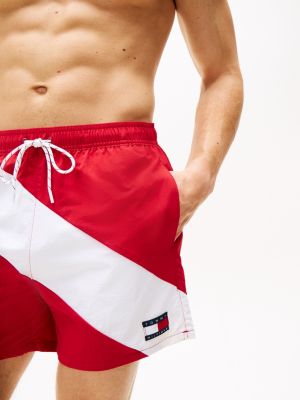 multi mid length swim trunks for men tommy hilfiger