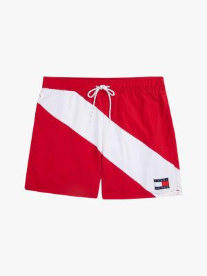 multi mid length swim trunks for men tommy hilfiger