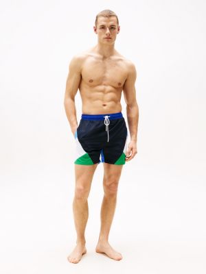 multi mid length swim trunks for men tommy hilfiger