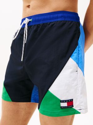 multi mid length swim trunks for men tommy hilfiger