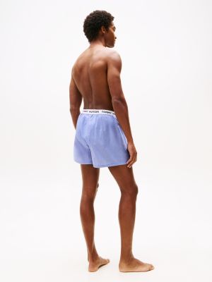 meerdere kleuren heritage geweven boxershort voor heren - tommy hilfiger