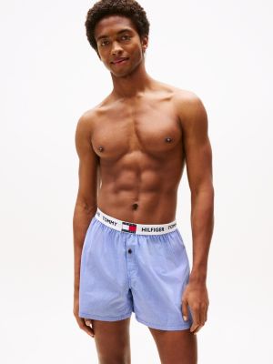 multi heritage geweven boxershort voor heren - tommy hilfiger