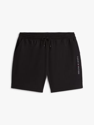 shorts lounge original plus black da uomini tommy hilfiger