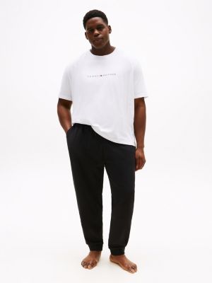 white plus th original lounge t-shirt for men tommy hilfiger