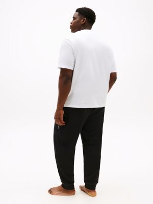 white plus th original lounge t-shirt for men tommy hilfiger