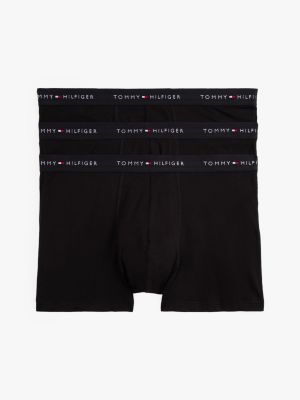 3 pack boxer aderenti plus con logo multi da uomini tommy hilfiger