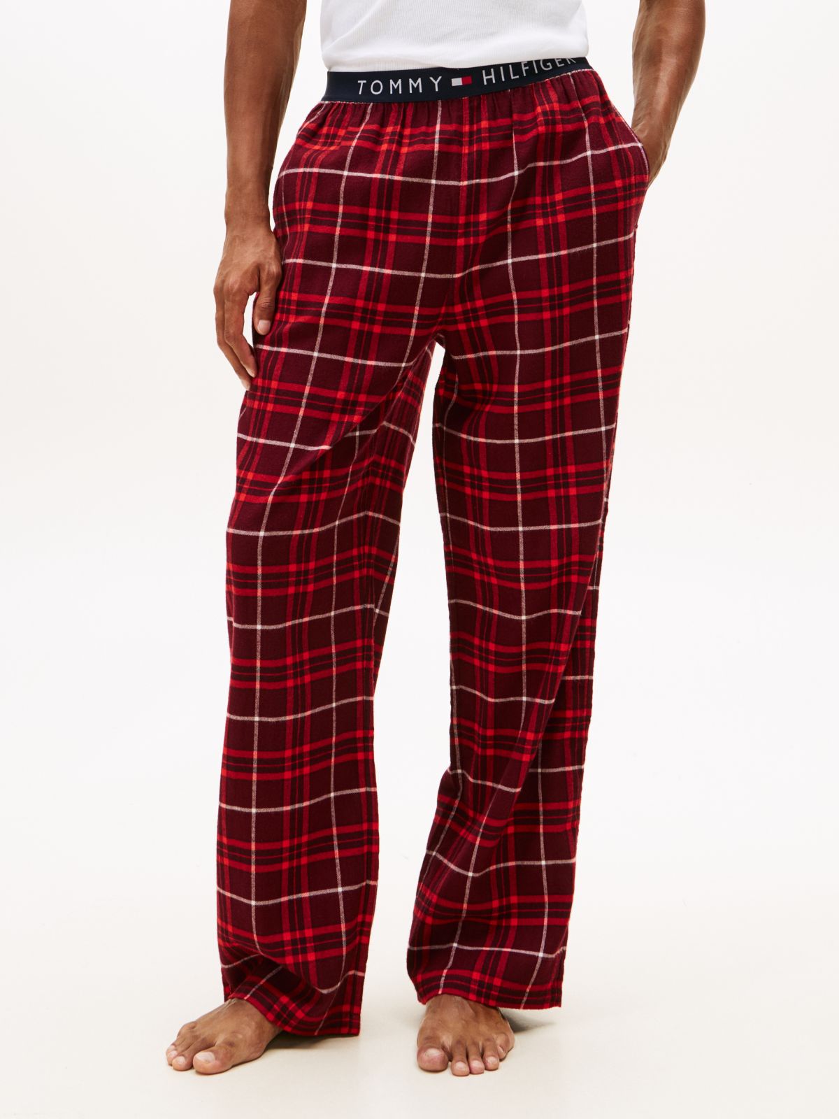 TH Original Flannel Pyjama Bottoms — Red