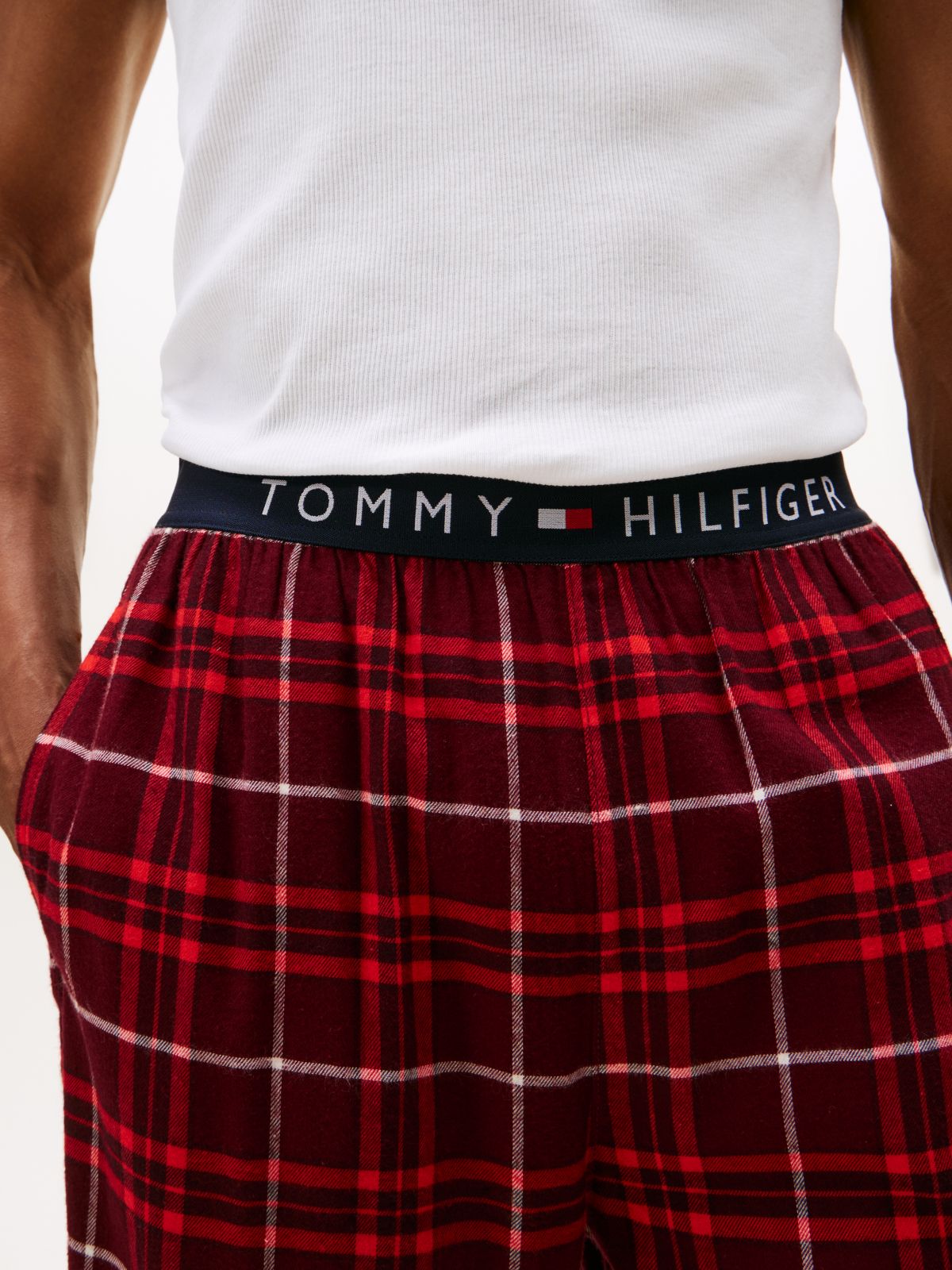 TH Original Flannel Pyjama Bottoms — Red