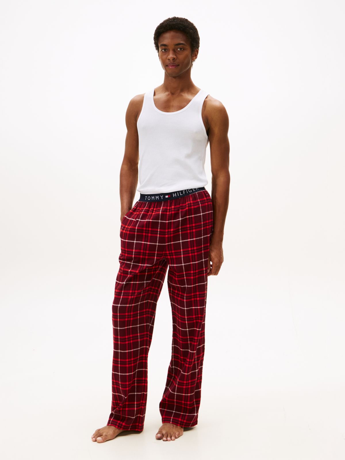 TH Original Flannel Pyjama Bottoms — Red