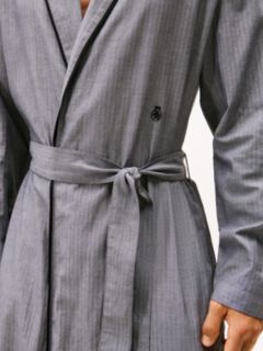 TH Original Micro Herringbone Bathrobe — Grey 3