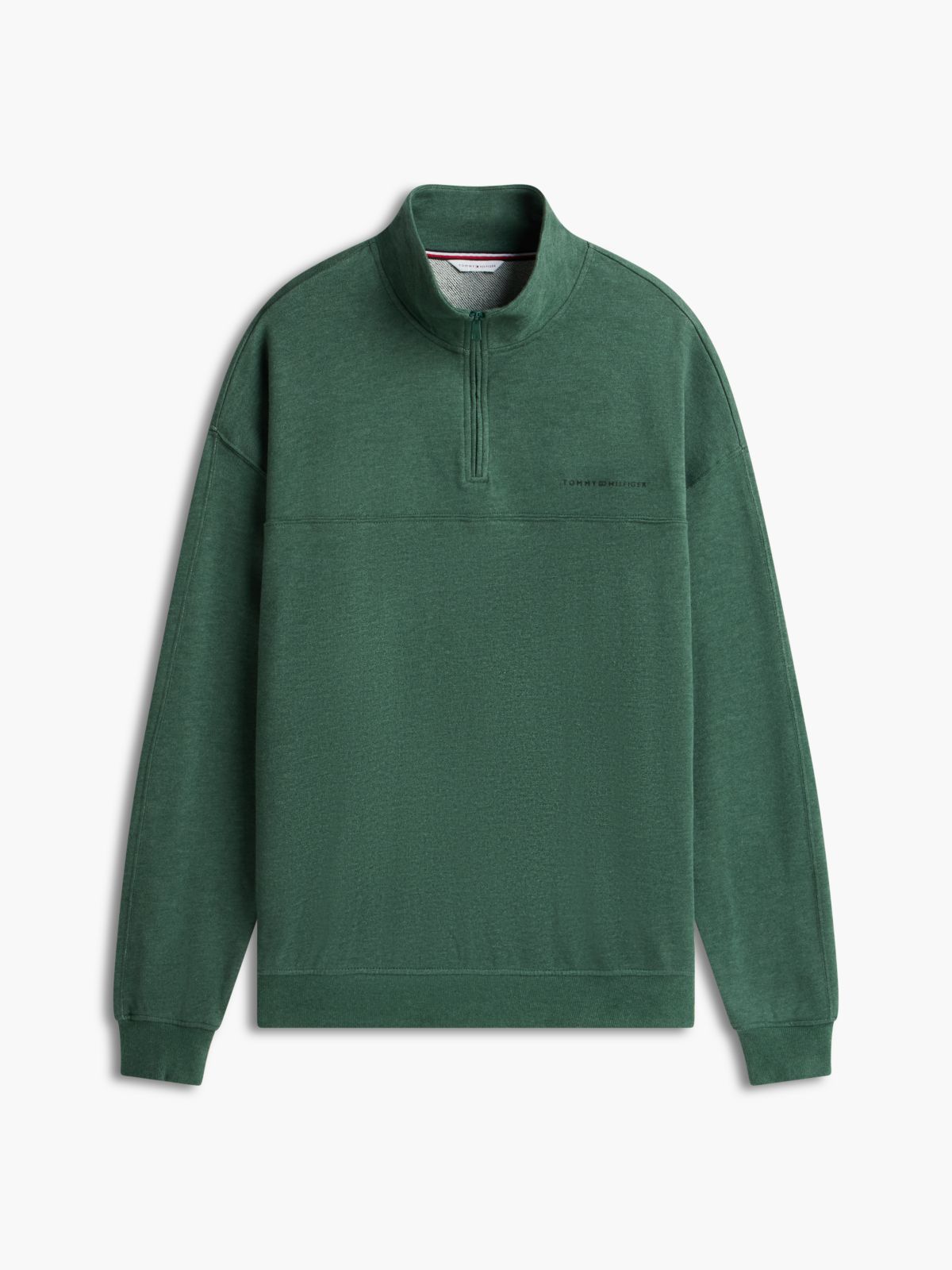 TH Original Terry Quarter-Zip Lounge Jumper — Green