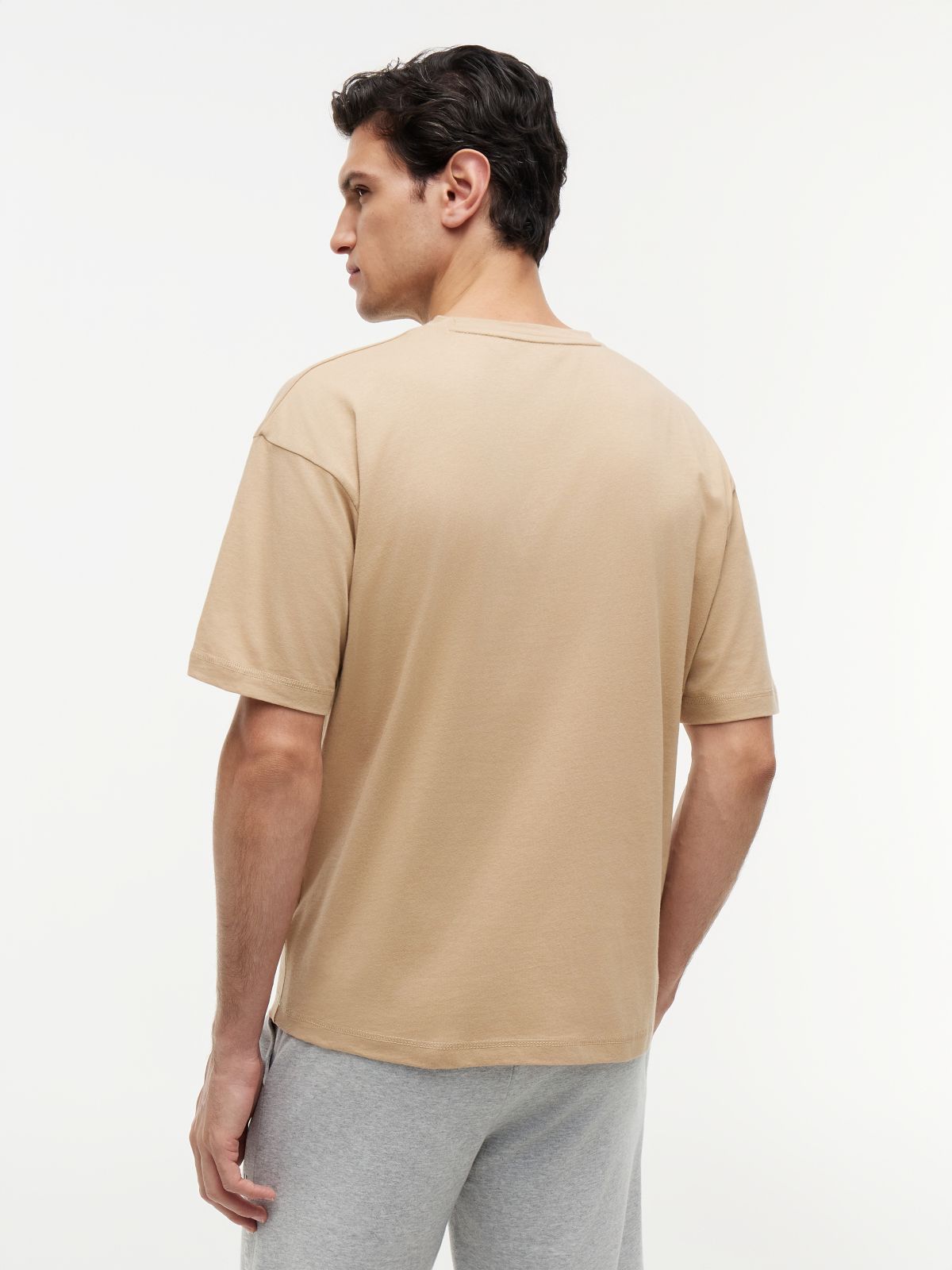 TH Original Logo Lounge T-Shirt — Beige